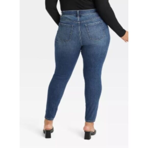 Ava & Viv- Women's Mid-Rise Skinny Jeans- 26 - Picture 2 of 6